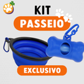 Bebedouro Retrátil com Porta Cata-Caca e Refil para Pets